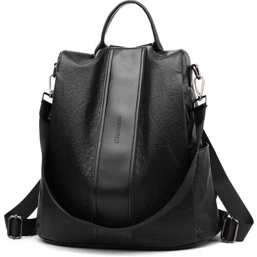 Tweedekans Glennoo Anti-diefstal Rugzak Dames - Rugtas dames - PU leer - Zwart Tweedehands