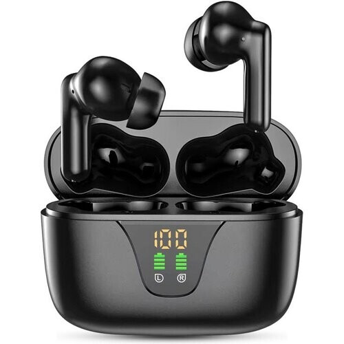 Tweedekans Golden Sound Oortjes draadloos - Draadloze oordopjes - Bluetooth oortjes - Active Noise Cancelling - Sport oordopjes - Led display - Touch functie - Geschikt voor elke smartphone & laptop Tweedehands