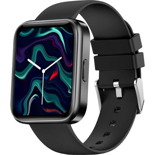 Tweedekans Golden Sound Smartwatch met luidspreker, fitnesshorloge voor dames, armband met calorieteller, bloeddruk, hartslagmeter, stappenteller, sporthorloge, zwart, dames standaard, modern Tweedehands