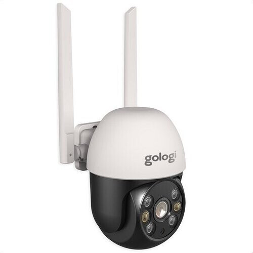 Tweedekans Gologi outdoor camera - Buiten camera met nachtzicht - Beveiligingscamera - IP camera - Security camera - 4x Digitale zoom - 3MP - Met wifi en app Tweedehands