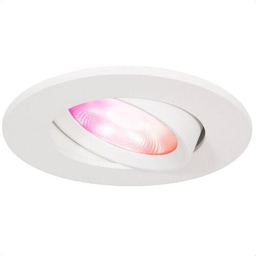 Tweedekans Gologi Slimme Inbouwspots - Smart LED Downlight Dimbaar - Kantelbaar - RGB+CCT Licht - Gu10 LED Lamp - Wit Tweedehands