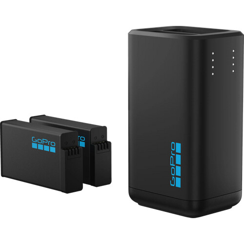 Tweedekans GoPro Dual Battery Charger + Enduro Batteries (2x) (GoPro MAX2) Tweedehands