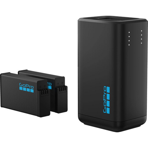 Tweedekans GoPro Dual Battery Charger + Enduro Batteries (2x) (GoPro MAX2) Tweedehands
