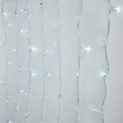 Tweedekans Gordijnverlichting - 240LED - 225x150cm - koel wit Tweedehands