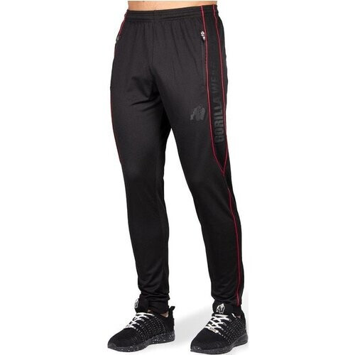 Tweedekans Gorilla Wear Branson Trainingsbroek - Zwart/Rood - M Tweedehands