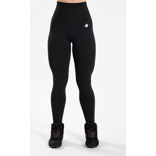 Tweedekans Gorilla Wear Olivia Seamless Leggings – Zwart – M/L – Hoog Getailleerd, Squat-Proof & Flatterend Design Tweedehands
