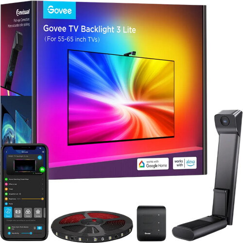 Tweedekans Govee TV Backlight 3 Lite voor 55-65 inch tv's Tweedehands