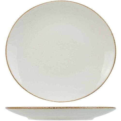 Tweedekans Graniet Ivoor Dessertbord D22cm Tweedehands