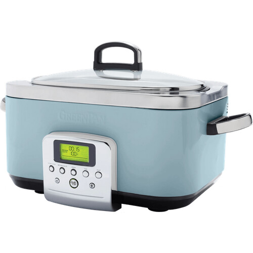 Tweedekans GreenPan Elite Slowcooker Blue Haze 6 Liter Tweedehands