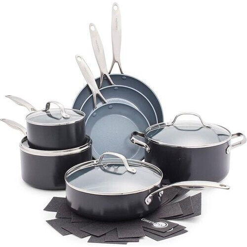 Tweedekans Greenpan Valencia Pro 16-Delige Keramische Pannenset - CC000763-001 Tweedehands