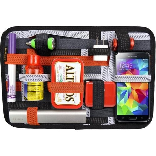 Tweedekans GRID IT! De Ultieme tas organizer - opbergsysteem voor ipad zwart/ oranje (medium) Tweedehands