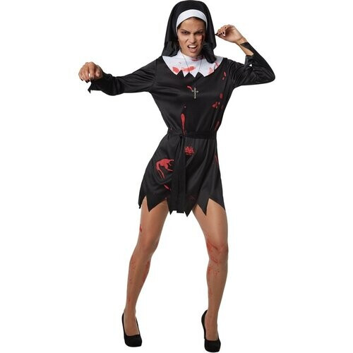 Tweedekans Griezelige Non voor dames vrouwen S verkleedkleding Tweedehands