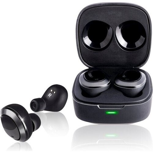 Tweedekans Grundig Draadloze Oordopjes - Bluetooth - In-ear Oortjes met Microfoon - Zwart Tweedehands