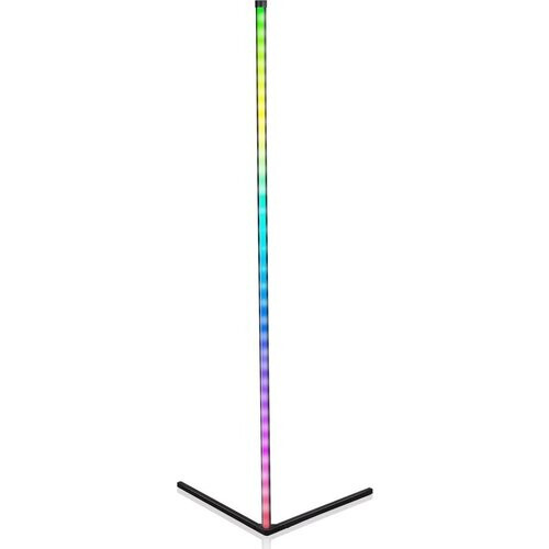 Tweedekans Grundig LED Staande Lamp - Vloerlamp 140cm - Dimbaar RGBW en Wit Licht - Incl. Afstandsbediening en Muziek Sensor Tweedehands