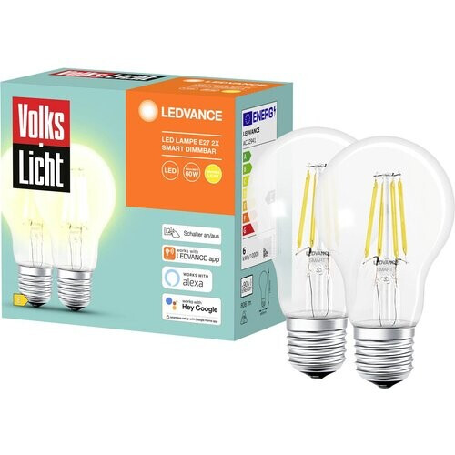 Tweedekans Hama VolksLicht LED-lamp Warm wit 2700 K 60 W E27 E Tweedehands