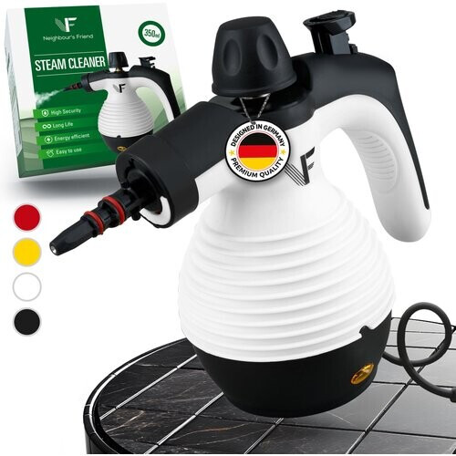 Tweedekans Handstoomreiniger - Stoomregeling - Inclusief 10 accessoires - 350 ml tank - Wit Tweedehands