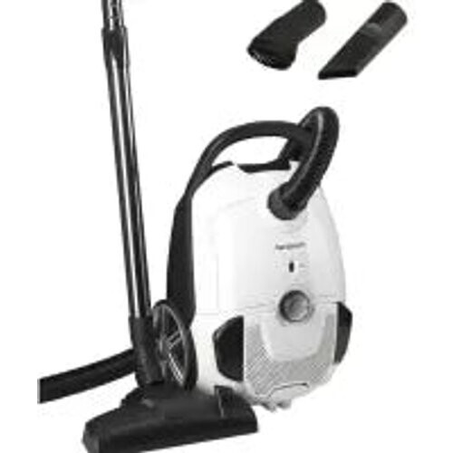 Tweedekans Hanseatic Stofzuiger met Stofreservoir HBVC80012WMC - Superstil - 12 Meter Actieradius - Verstelbare Zuigbuis Tweedehands