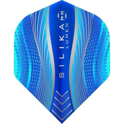 Tweedekans Harrows Silika Lumen NO2 Blauw Sterk Kristallijn Gecoat - Dart Flights Tweedehands