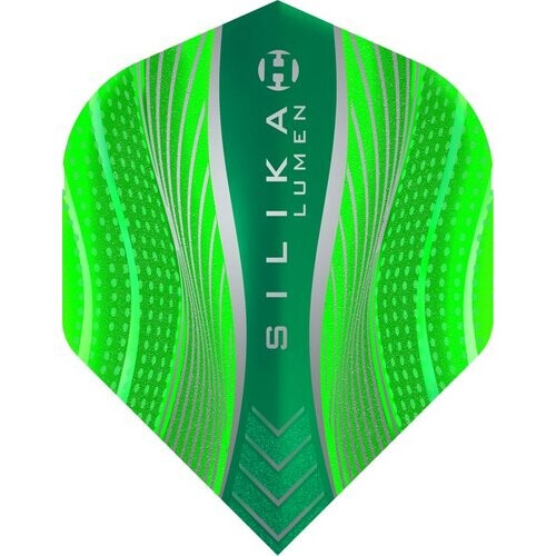 Tweedekans Harrows Silika Lumen NO2 Groen Sterke Kristallijne Gecoate - Dart Flights Tweedehands