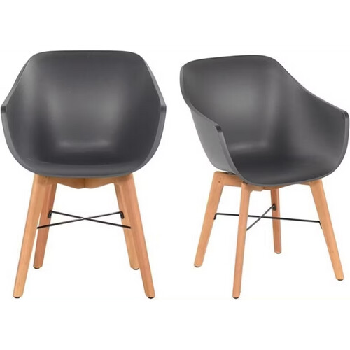 Tweedekans Hartman - Iris Stoel - 2x - Antraciet Tweedehands