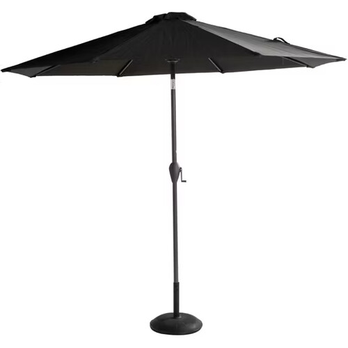 Tweedekans Hartman Jill Parasol Rond - 270cm - Kantelbaar - Aluminium Frame - Antraciet Tweedehands