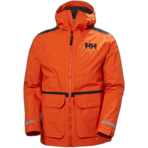 Tweedekans Helly Hansen Unisex Jas - Stijlvol en Functioneel, Perfect voor Elk Weer - oranje - maat S Tweedehands