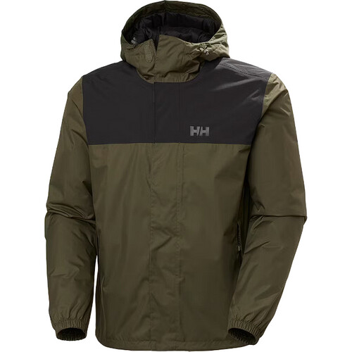 Tweedekans Helly Hansen – Vancouver Fleece Gevoerde Jas – Maat XXL & Helly Tech Protection – Waterdicht & Winddicht – Voor Heren – Utility Green Polyester Tweedehands