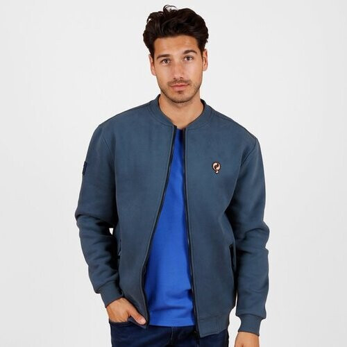 Tweedekans Heren Vest Landgraaf DLX - Denimblauw Marine - Maat S Tweedehands