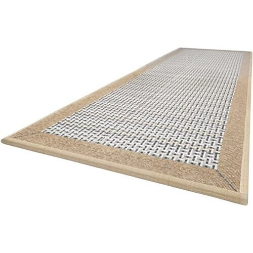 Tweedekans Hilvard - Keukenloper - Tapijt - 150 x 50 cm - Beige Zand - Keukenmat - Anti Slip - Beschermend - Stevig - Wasbaar Tweedehands