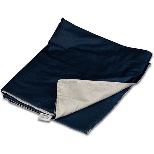 Tweedekans Hoes voor de verzwaringsdeken van EL-Life | Gemaakt voor de 11kg en 13kg variant van 200x200cm | Gemaakt van 100% biologisch katoen | Blauw & grijs Tweedehands