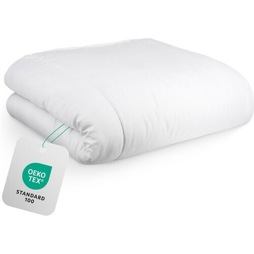 Tweedekans Hom&Com – Donsdeken 90% Eendendons – 155x220 cm – 4 Seizoenen – Satijnen Rand – OEKO-TEX & Diervriendelijk Gecertificeerd – Wit Tweedehands