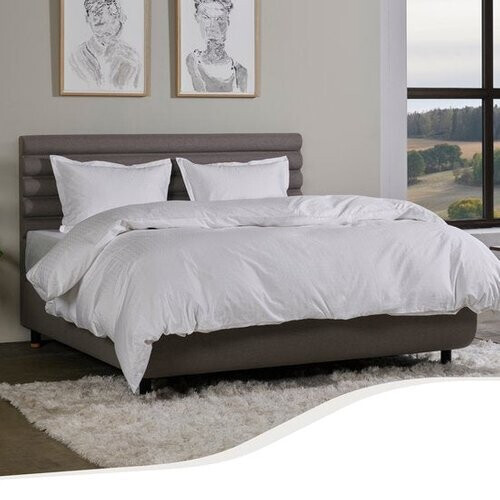 Tweedekans Home by TEMPUR - Dekbedovertrek - 200 x 200 cm - Wit & Katoensatijn - Strijkvrij & Drogerbestendig - Zijdezachte glans en luxe hotelkwaliteit Tweedehands