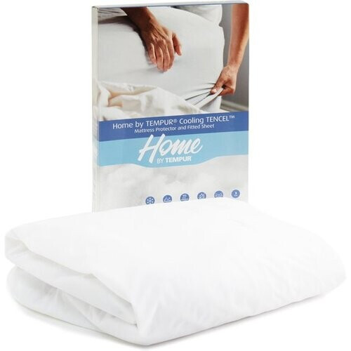Tweedekans Home by TEMPUR® matrasbeschermer 140 x 210 x 25 cm – waterdicht – verkoelend – anti huisstofmijt – cooling TENCEL – wit Tweedehands