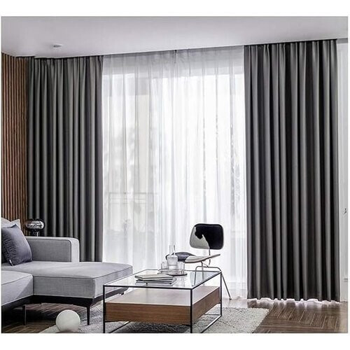Tweedekans Home & Comfort Verduisteringsgordijnen - Verduisterend Thermisch Gordijn met Haken voor in De Woonkamer - Kinderkamer - Slaapkamer Inclusief Twee Bijpassende Stropdasruggen - 150 x 250 cm - Zilver Grijs Tweedehands