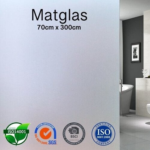 Tweedekans Homewell Raamfolie HR++ 70x300cm - Zonwerend & Isolerend - Anti inkijk - Zelfklevend - Matglas Tweedehands