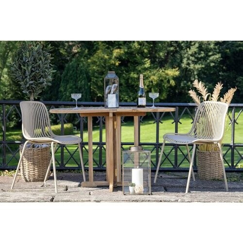 Tweedekans House Nordic Branson Stapelstoel - 55x47x82cm - Zand Tweedehands