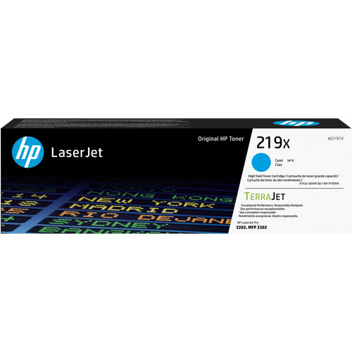 Tweedekans HP 219X LaserJet XL Toner Cyaan Tweedehands