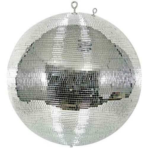 Tweedekans HQ-Power Disco spiegelbol Ø 50 cm, spectaculaire lichteffecten voor feestjes, veilig ophangsysteem en facetglas, dansvloer accessoire voor disco en meer Tweedehands