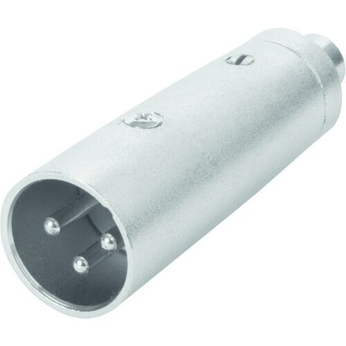 Tweedekans HQ-Power Xlr-rca connector - xlr 3-polig mannelijk naar rca vrouwelijk Tweedehands