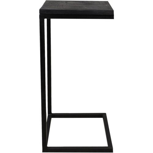 Tweedekans HSM Collection Bijzettafel Read - zwart - mangohout/ijzer Tweedehands