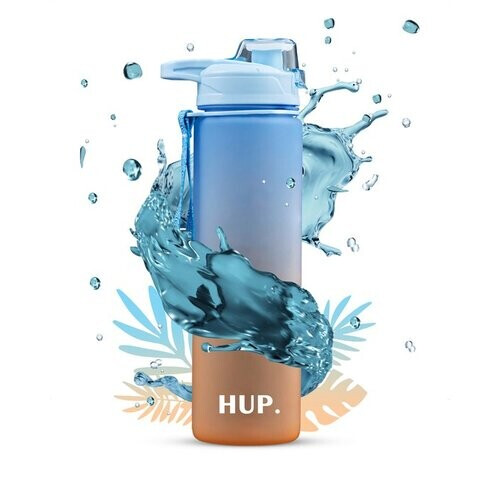 Tweedekans Hup. - Motivatie Waterfles – Waterfles 1 liter – Drinkfles - Waterfles Met Drinktuit – Drinkfles Volwassenen – Lek- en BPA-Vrij Tweedehands