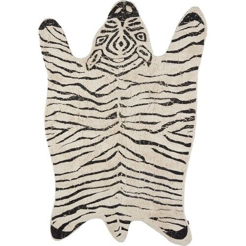 Tweedekans In The Mood - Vloerkleed Kinderkamer - Vloerkleed Jungle - Zebra - 180 x 120 cm - Zwart/Wit Tweedehands