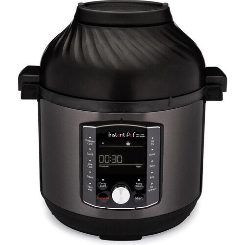 Tweedekans Instant Pot Pro Crisp 7,6L Multicooker + Airfryer - 11-in-1 Snelkookpan - Slowcooker - Sous-vide - Air Fry - Twee Afneembare Deksels - Tot 8 Porties Tweedehands