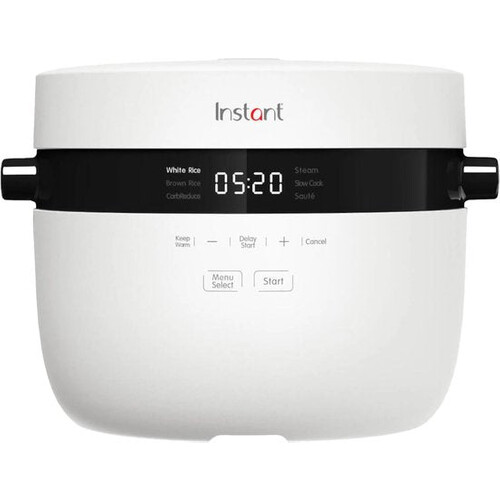 Tweedekans Instant Pot Rijstkoker & Stomer 4,8L - 8 Programma's - Slowcooker - Sauteren - CarbReduce Technologie - Tot 20 Porties - Multi Grain Tweedehands