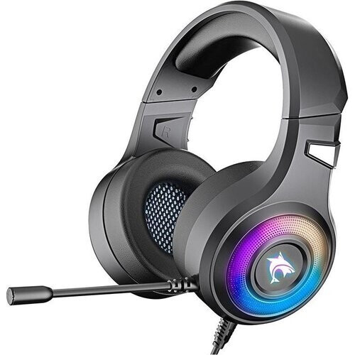 Tweedekans J-ANKKA - Over-ear hoofdtelefoon - F2 RGB - Gaming hoofdtelefoon met microfoon - Zwart Tweedehands