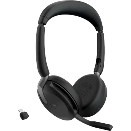Tweedekans Jabra Evolve2 65 Flex USB C MS Draadloze Office Headset Tweedehands