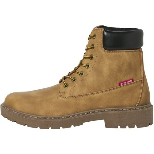 Tweedekans Jack & Jones - Heren Veterschoenen Thames Boot - Beige - Maat 42 Tweedehands