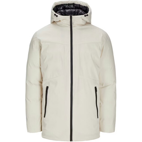 Tweedekans Jack & Jones Planet Parka Jas XL - Moonbeam - Heren - Lichtgewicht Warm & Winddicht Tweedehands