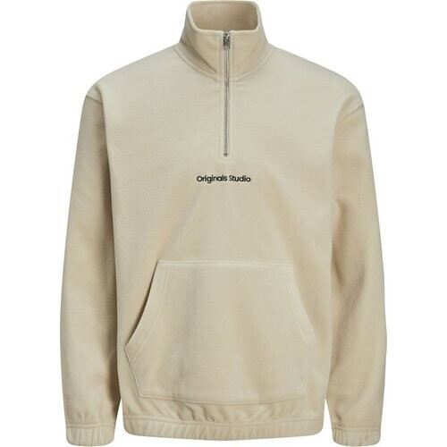 Tweedekans JACK&JONES - JORVESTERBRO FLEECE KWART RITS NOOS - Heren - maat XXL - Sweaters Tweedehands