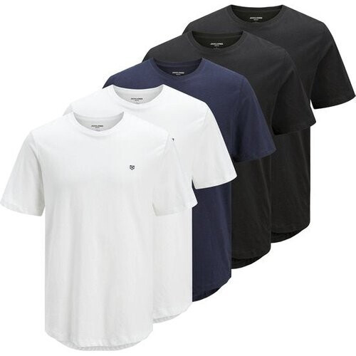 Tweedekans JACK&JONES JPRBLABRODY TEE SS CREW NECK 5PK MP NOOS Heren T-shirt - Maat S Tweedehands